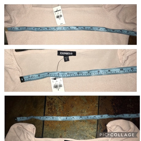 🔥Ribbed square neck puff sleeve top - Picture 4 of 4